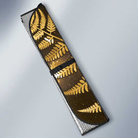 New Zealand Matariki Auto Sun Shade Maori Koru With Humpback Whale Gold LT05 - Polynesian Pride