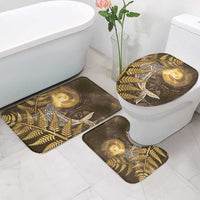 New Zealand Matariki Bathroom Set Maori Koru With Humpback Whale Gold LT05 - Polynesian Pride