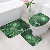 New Zealand Matariki Bathroom Set Maori Koru With Humpback Whale Green LT05 - Polynesian Pride
