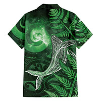 New Zealand Matariki Hawaiian Shirt Maori Koru With Humpback Whale Green LT05 - Polynesian Pride