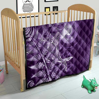 New Zealand Matariki Quilt Maori Koru With Humpback Whale Purple LT05 - Polynesian Pride