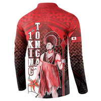 The First King Of Tonga Button Sweatshirt Tongan Pride LT05 - Polynesian Pride