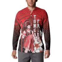 The First King Of Tonga Button Sweatshirt Tongan Pride LT05 - Polynesian Pride