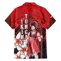 The First King Of Tonga Family Matching Off Shoulder Maxi Dress and Hawaiian Shirt Tongan Pride