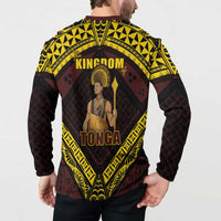 Tonga First King Button Sweatshirt Ahoeitu Know Your Roots LT05 - Polynesian Pride