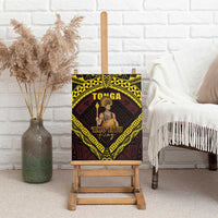 Tonga First King Canvas Wall Art Ahoeitu Know Your Roots LT05 - Polynesian Pride
