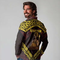 Tonga First King Long Sleeve Polo Shirt Ahoeitu Know Your Roots