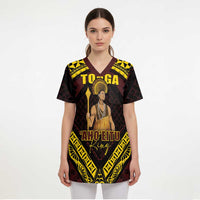 Tonga First King Scrub Top Ahoeitu Know Your Roots - Polynesian Pride