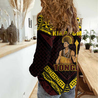 Tonga First King Women Casual Shirt Ahoeitu Know Your Roots