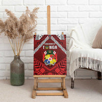 Tonga Emancipation Day Canvas Wall Art Tongan Kupesi Pattern LT05 - Polynesian Pride
