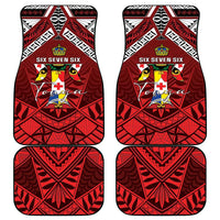 Tonga Emancipation Day Car Mats Tongan Kupesi Pattern LT05 - Polynesian Pride