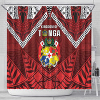 Tonga Emancipation Day Shower Curtain Tongan Kupesi Pattern