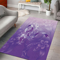Lupus Awareness Month Area Rug Polynesian Style