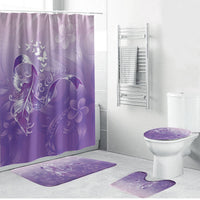 Lupus Awareness Month Bathroom Set Polynesian Style LT05 Bathroom Set (4 pcs) Lilac - Polynesian Pride