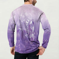 Lupus Awareness Month Button Sweatshirt Polynesian Style LT05 - Polynesian Pride