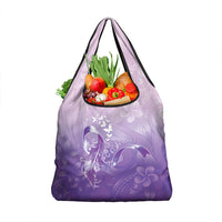 Lupus Awareness Month Grocery Bag Polynesian Style LT05 1-pack One Size Lilac - Polynesian Pride
