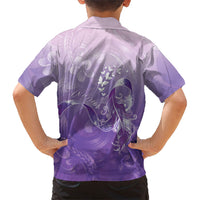 Lupus Awareness Month Kid Hawaiian Shirt Polynesian Style LT05 - Polynesian Pride