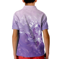 Lupus Awareness Month Kid Polo Shirt Polynesian Style LT05 - Polynesian Pride