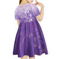 Lupus Awareness Month Kid Short Sleeve Dress Polynesian Style LT05 - Polynesian Pride