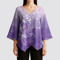 Lupus Awareness Month Kimono Sleeve Blouse Polynesian Style LT05 - Polynesian Pride