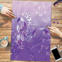 Lupus Awareness Month Puzzle Polynesian Style LT05 Lilac - Polynesian Pride