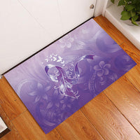 Lupus Awareness Month Rubber Doormat Polynesian Style LT05 - Polynesian Pride