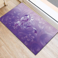 Lupus Awareness Month Rubber Doormat Polynesian Style LT05 - Polynesian Pride