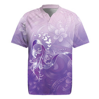 Lupus Awareness Month Rugby Jersey Polynesian Style LT05 Lilac - Polynesian Pride