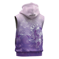Lupus Awareness Month Sleeveless Hoodie Polynesian Style LT05 - Polynesian Pride