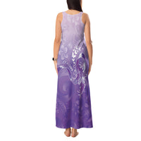 Lupus Awareness Month Tank Maxi Dress Polynesian Style LT05 - Polynesian Pride