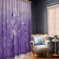 Lupus Awareness Month Window Curtain Polynesian Style LT05 - Polynesian Pride