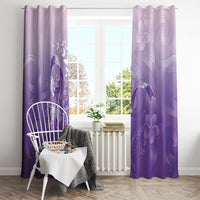 Lupus Awareness Month Window Curtain Polynesian Style LT05 - Polynesian Pride
