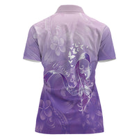Lupus Awareness Month Women Polo Shirt Polynesian Style LT05 - Polynesian Pride
