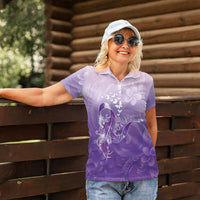 Lupus Awareness Month Women Polo Shirt Polynesian Style LT05 - Polynesian Pride