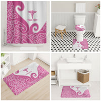 Personalised New Zealand Nurse Bathroom Set Maori Koru Pink Version LT05 - Polynesian Pride