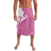 New Zealand Nurse Lavalava Maori Koru Pink Version LT05 Pink - Polynesian Pride