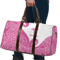 Personalised New Zealand Nurse Travel Bag Maori Koru Pink Version LT05 - Polynesian Pride