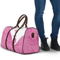 Personalised New Zealand Nurse Travel Bag Maori Koru Pink Version LT05 - Polynesian Pride