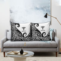 Personalised New Zealand Nurse Pillow Cover Maori Koru Black Version LT05 - Polynesian Pride