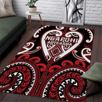 Aotearoa Ngapuhi Area Rug Maori Tribal Pattern
