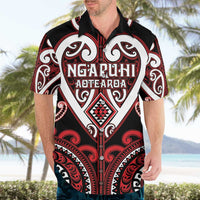 Custom Aotearoa Ngapuhi Hawaiian Shirt Maori Tribal Pattern