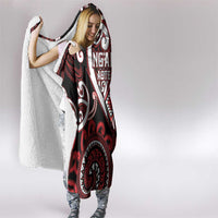 Aotearoa Ngapuhi Hooded Blanket Maori Tribal Pattern LT05 - Polynesian Pride
