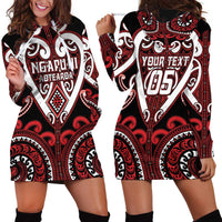 Custom Aotearoa Ngapuhi Hoodie Dress Maori Tribal Pattern LT05 - Polynesian Pride