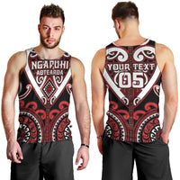 Custom Aotearoa Ngapuhi Men Tank Top Maori Tribal Pattern LT05 - Polynesian Pride