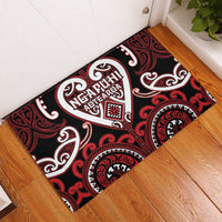 Aotearoa Ngapuhi Rubber Doormat Maori Tribal Pattern LT05 - Polynesian Pride