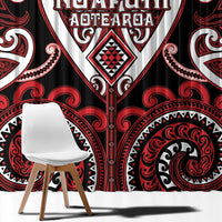 Aotearoa Ngapuhi Window Curtain Maori Tribal Pattern