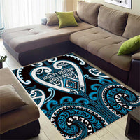 Aotearoa Ngati Porou Area Rug Maori Tribal Pattern