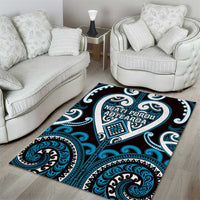 Aotearoa Ngati Porou Area Rug Maori Tribal Pattern
