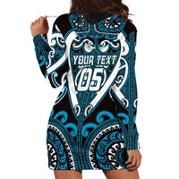 Custom Aotearoa Ngati Porou Hoodie Dress Maori Tribal Pattern