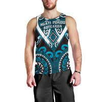 Custom Aotearoa Ngati Porou Men Tank Top Maori Tribal Pattern LT05 - Polynesian Pride